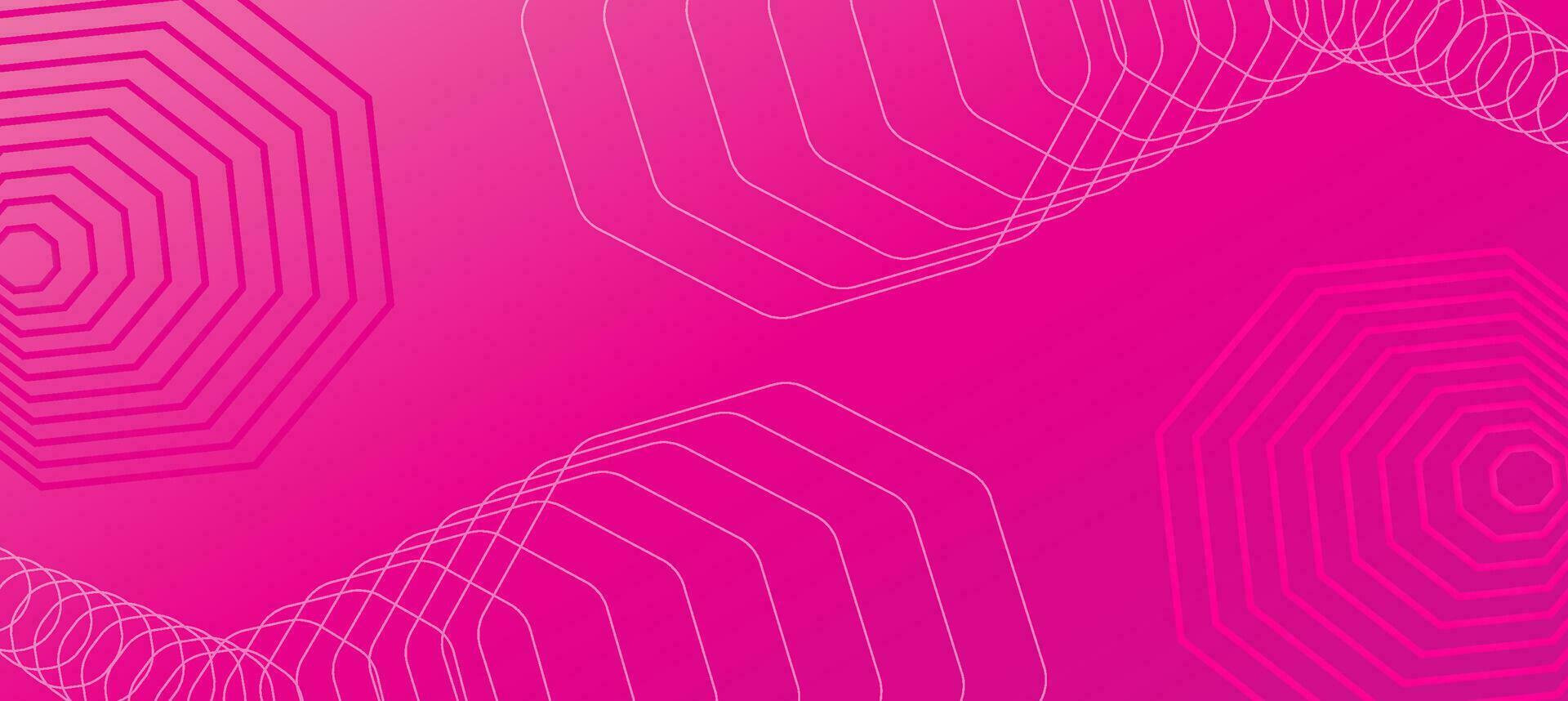 Abstract Pink Banner Background vector