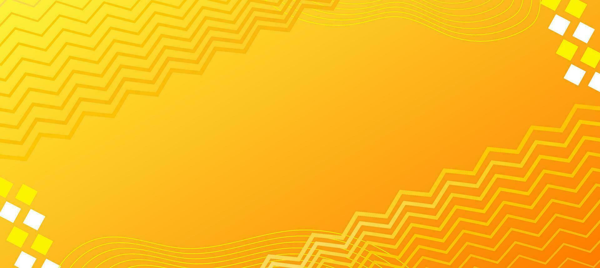 Abstract Orange Banner Background vector