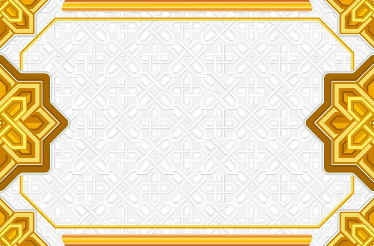 Geometric Gold Islamic Banner Background 34367258 Vector Art at Vecteezy