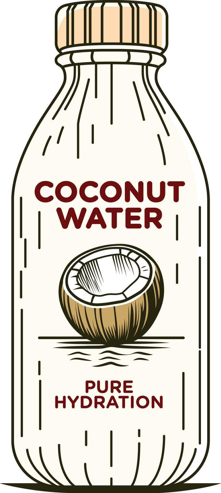 Eco friendly coconut water bottle, Coconut water drink, Coconut