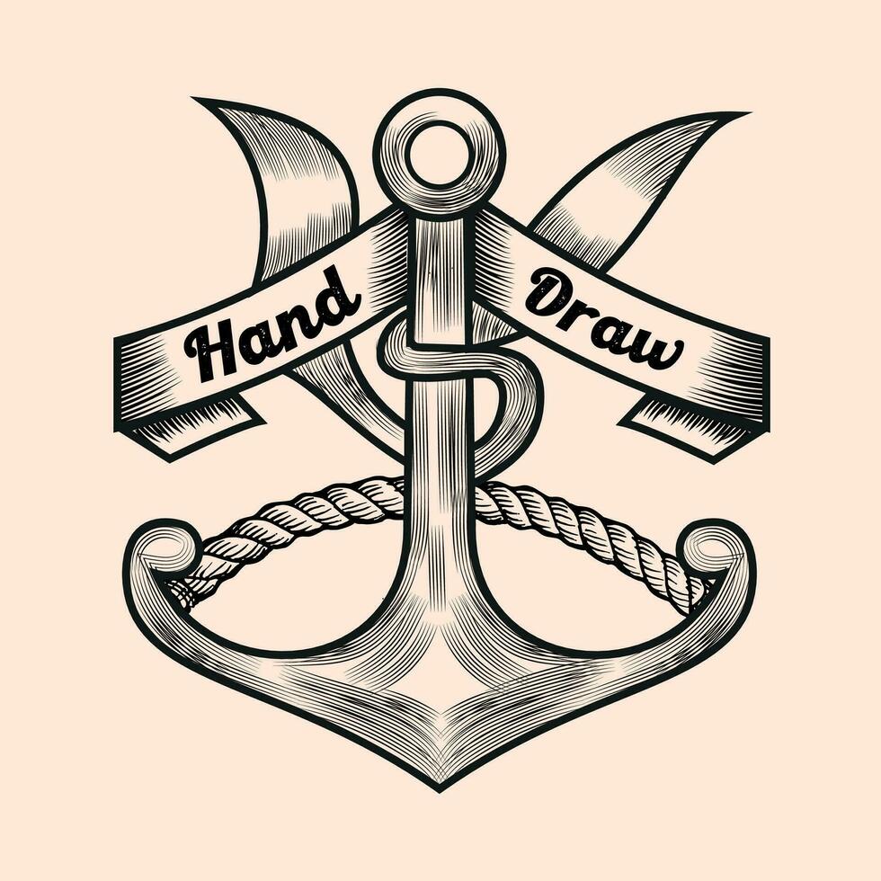 Hand Drawn Vintage Style Vector Art