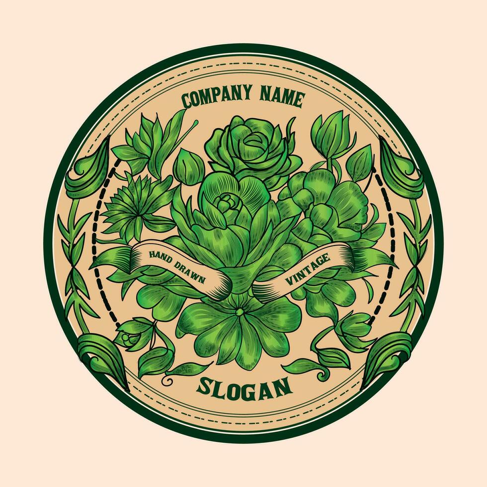Hand Drawn Vintage Style Vector Art