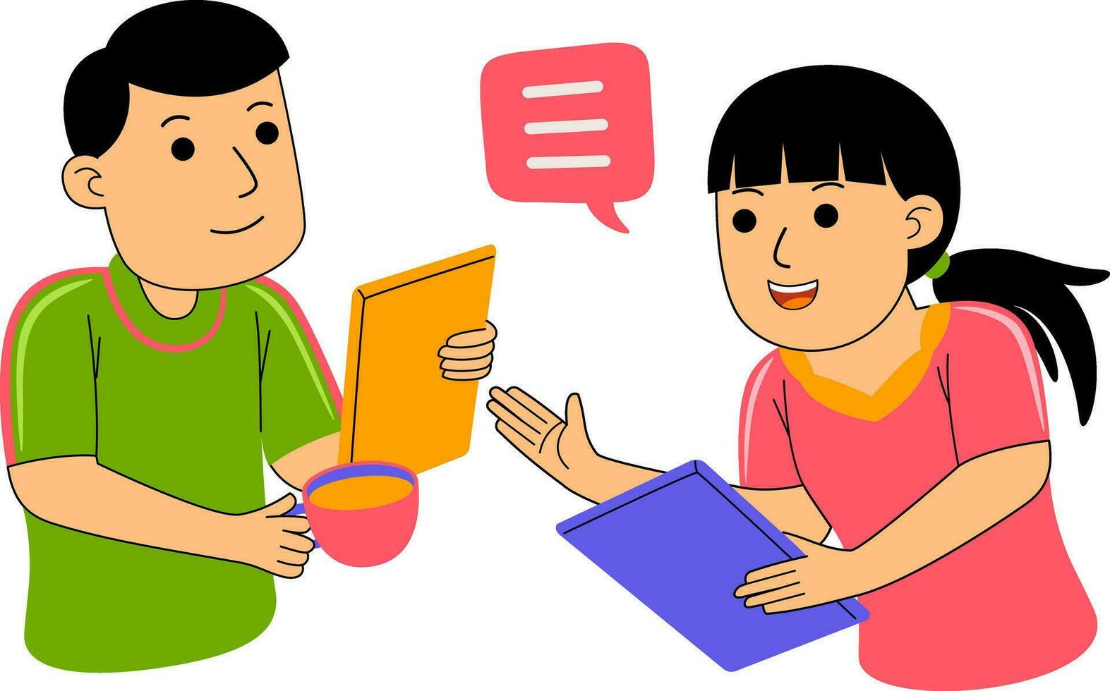 teamwork vector illustration