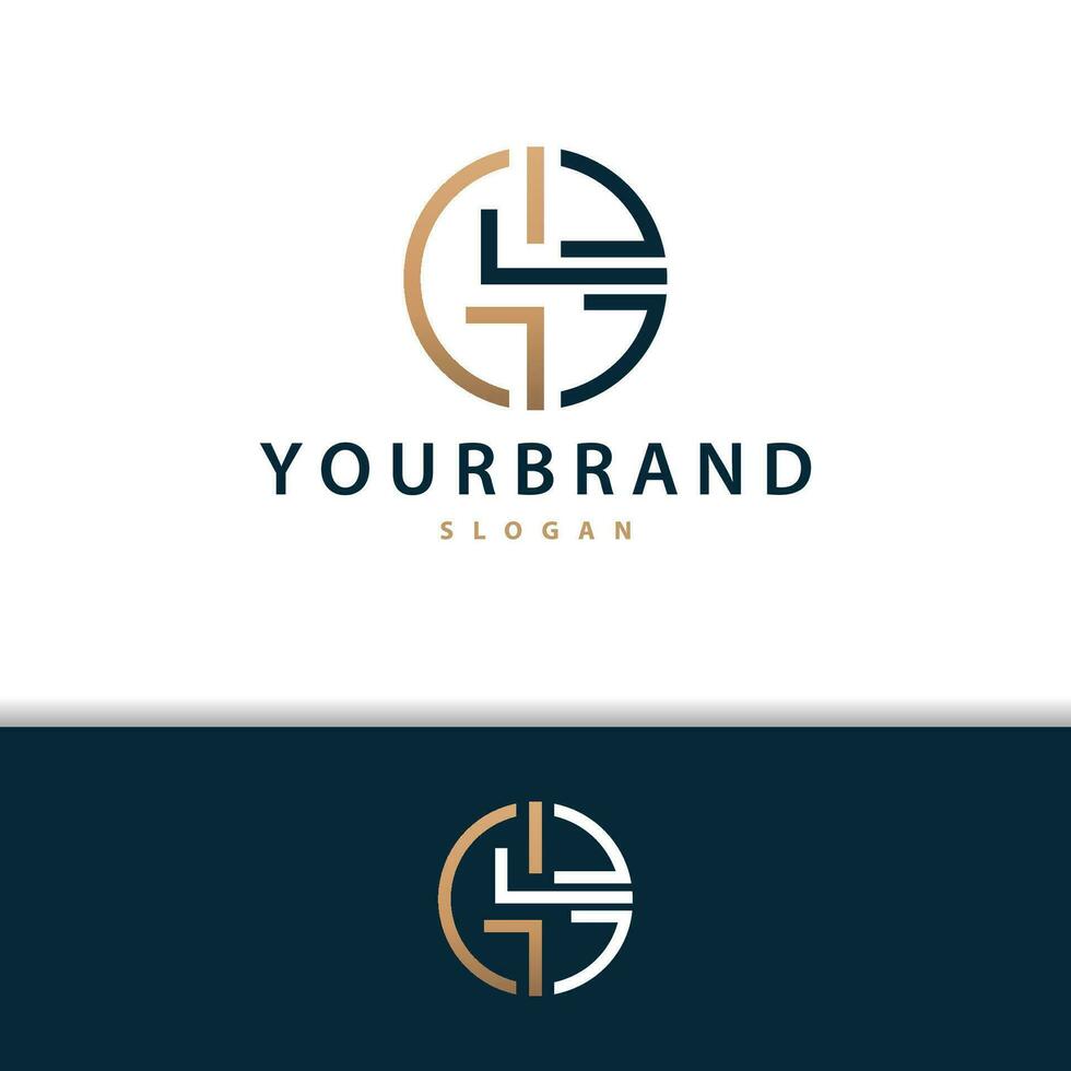 Minimalist GB Letter Logo, BG Logo Brand Modern and Luxury Icon Vector Template Element