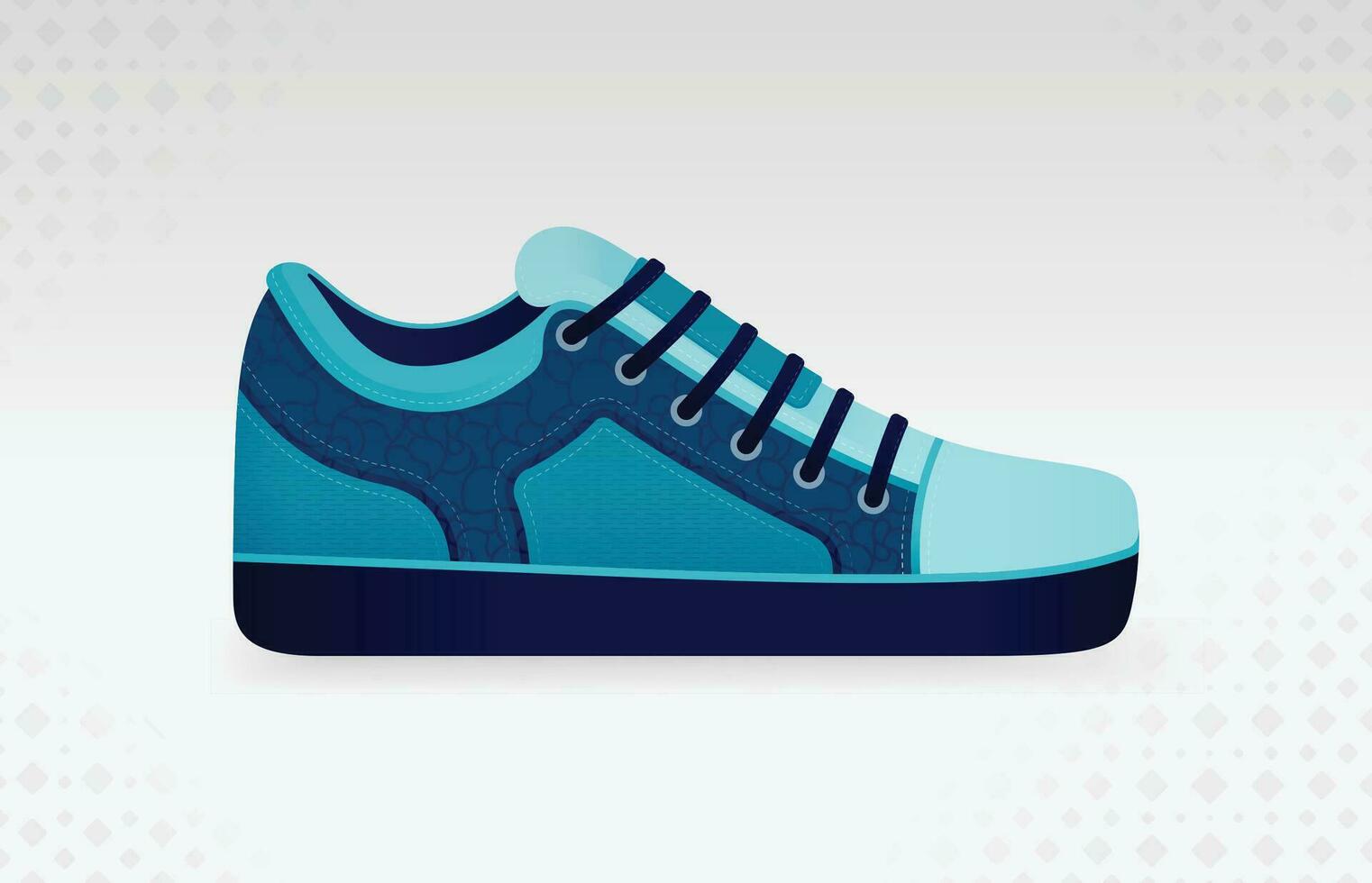 Green office sneakers with thick leather and neat stitches. can be used for fashion, entertainment, work, relax, play and hangout vector