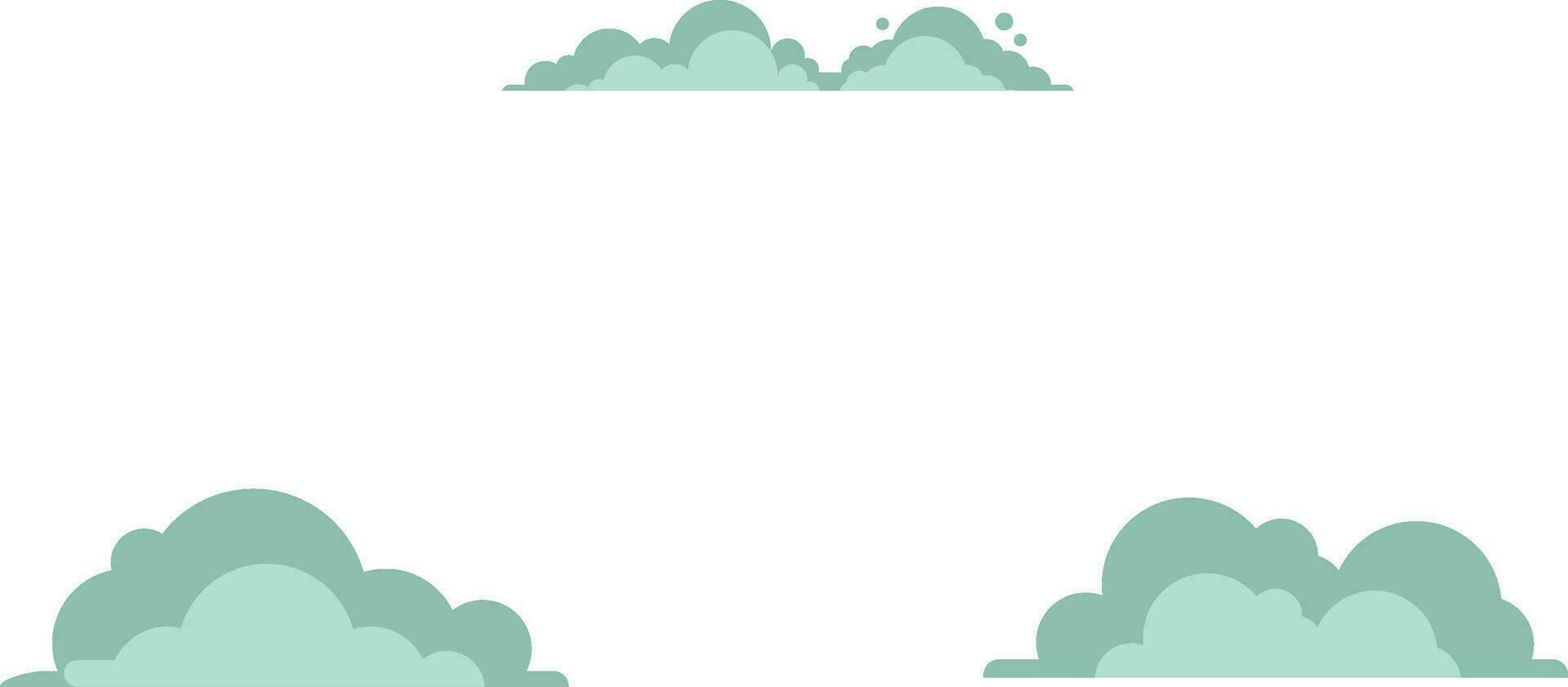 flat cloud run vector