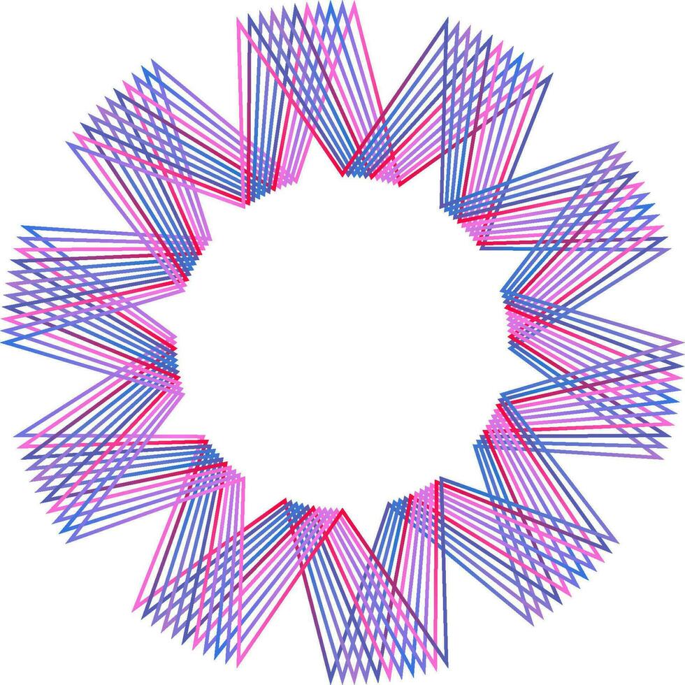 Geometric Mandala Design vector