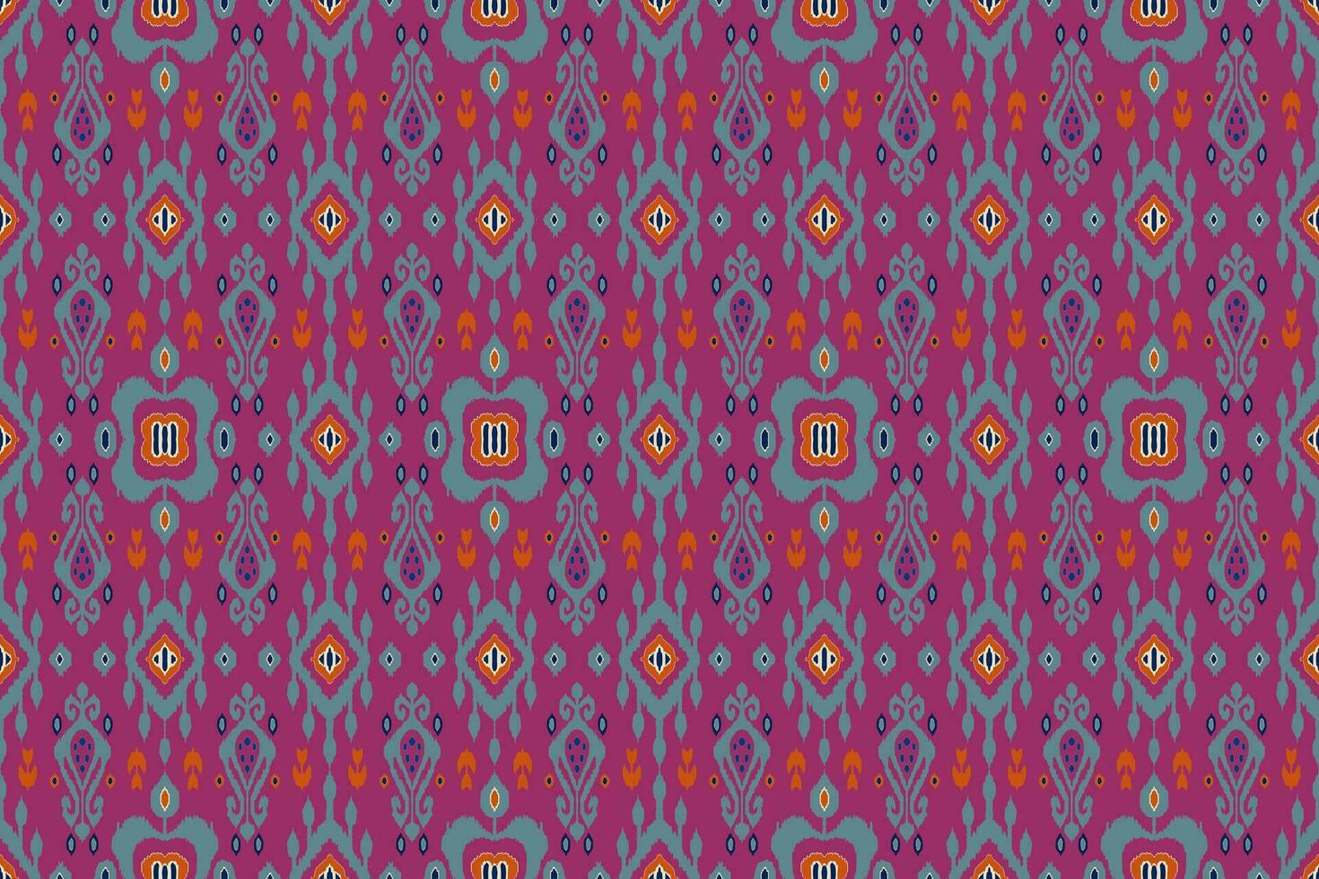 ikat tribal indio sin costura modelo. étnico azteca tela alfombra mandala ornamento nativo boho cheurón textil.geometrico africano americano oriental tradicional vector ilustraciones. bordado estilo.