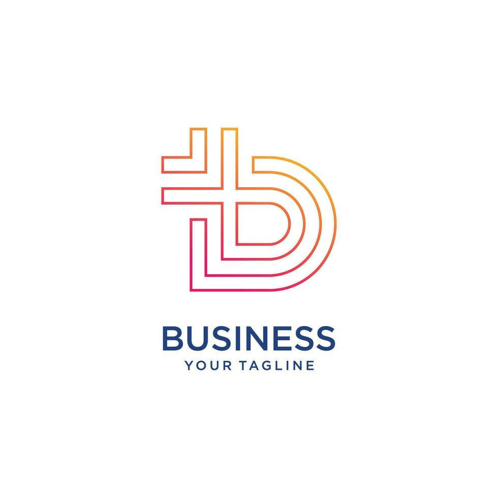 Letter B design element icon vector with creative modern concept idea