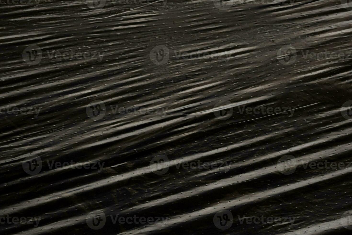 Black plastic bag texture background photo