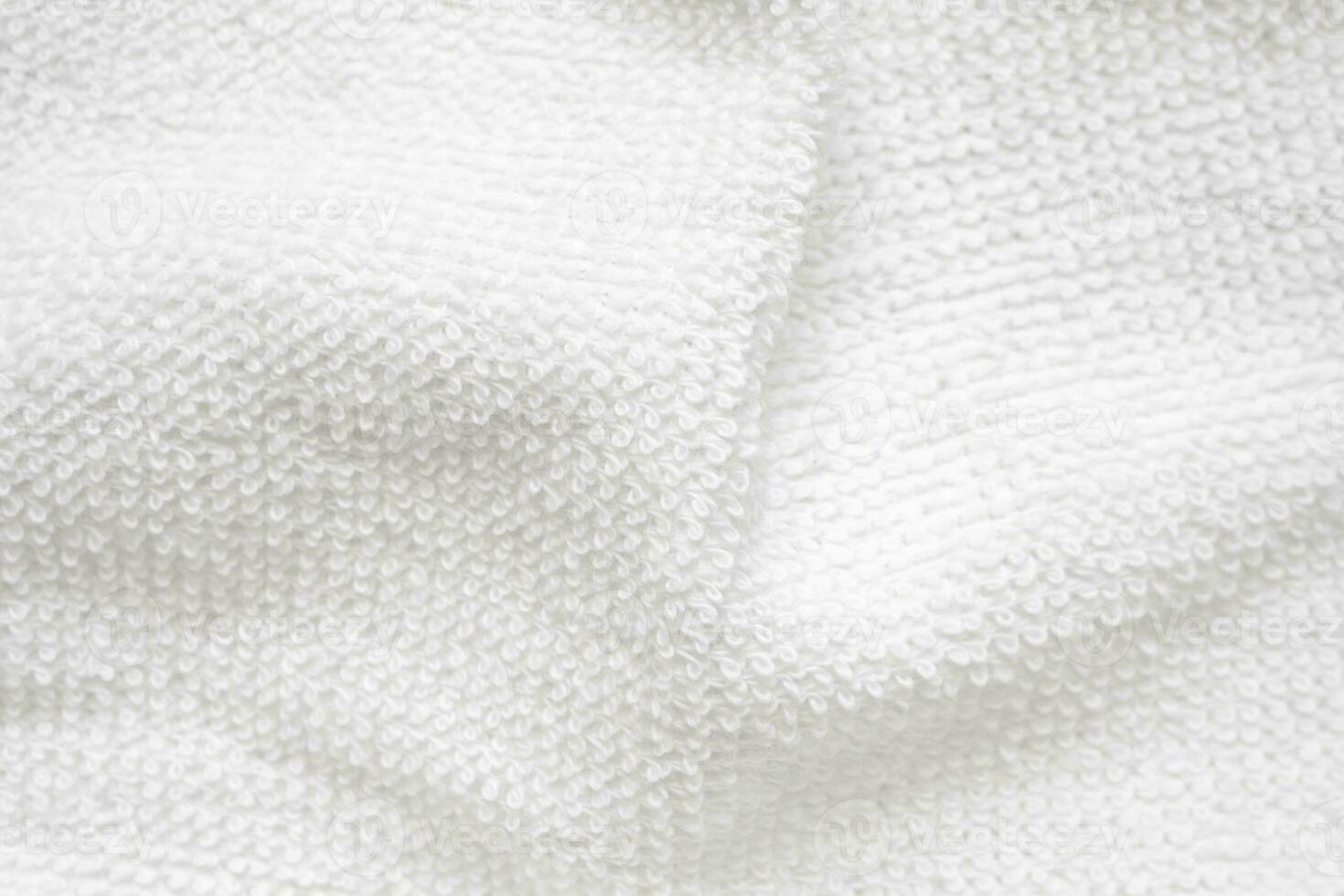 white cotton fabric towel texture abstract background photo