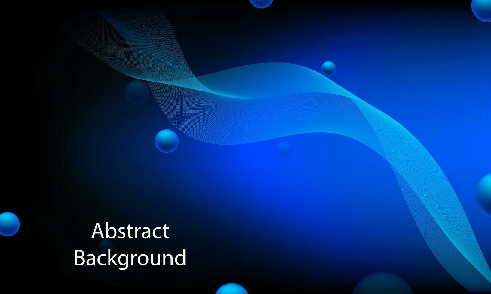 Abstract background line blue waves Vector illustration for your design.
