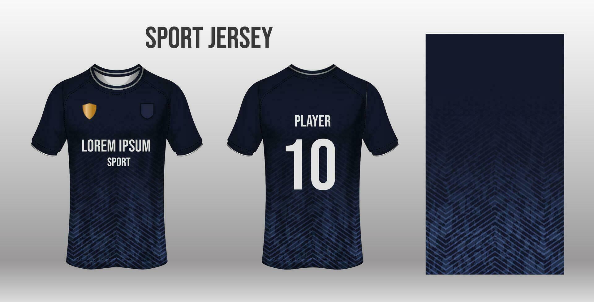 deporte jersey diseño tela textil para sublimación vector