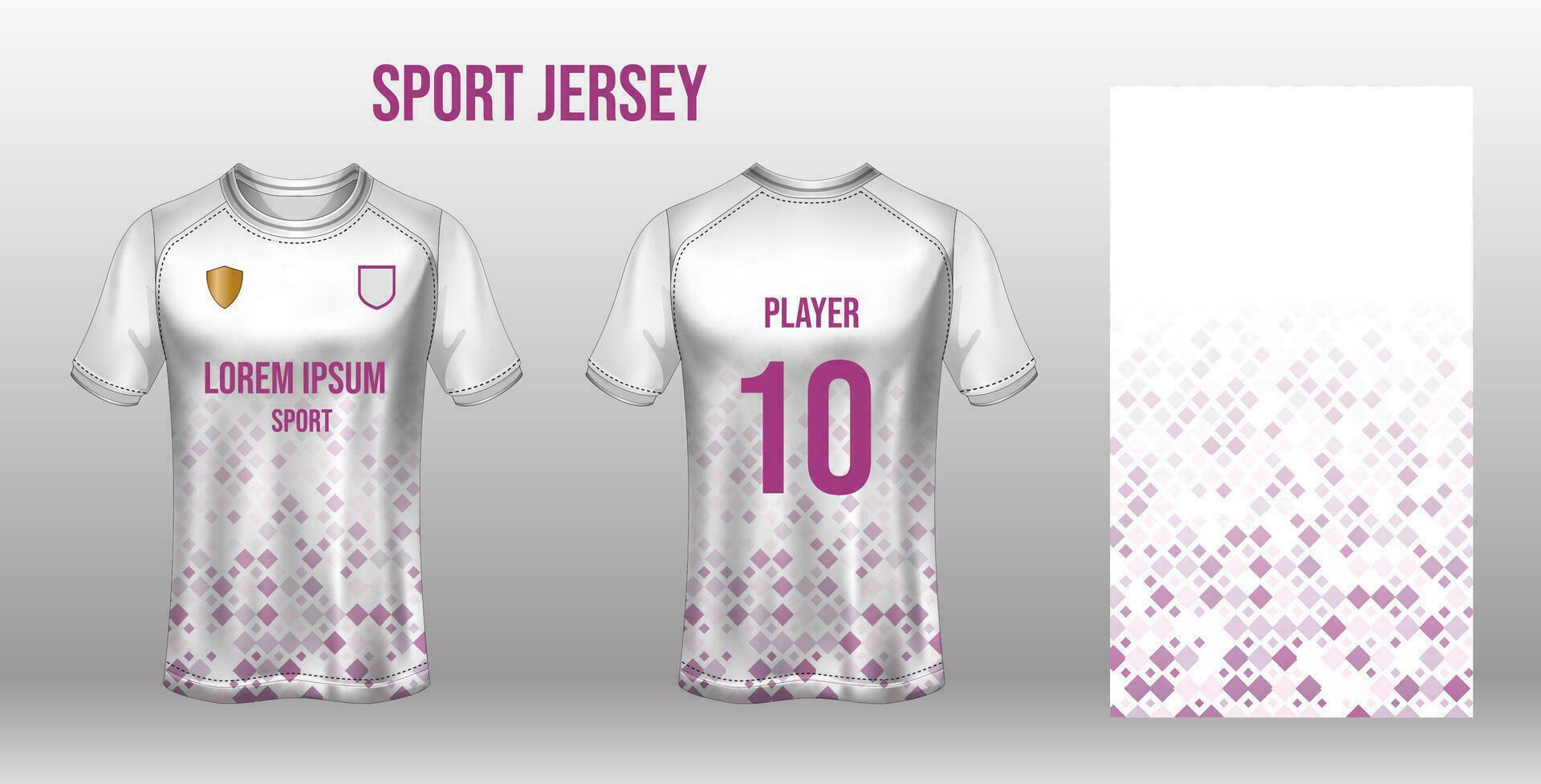 deporte jersey diseño tela textil para sublimación vector