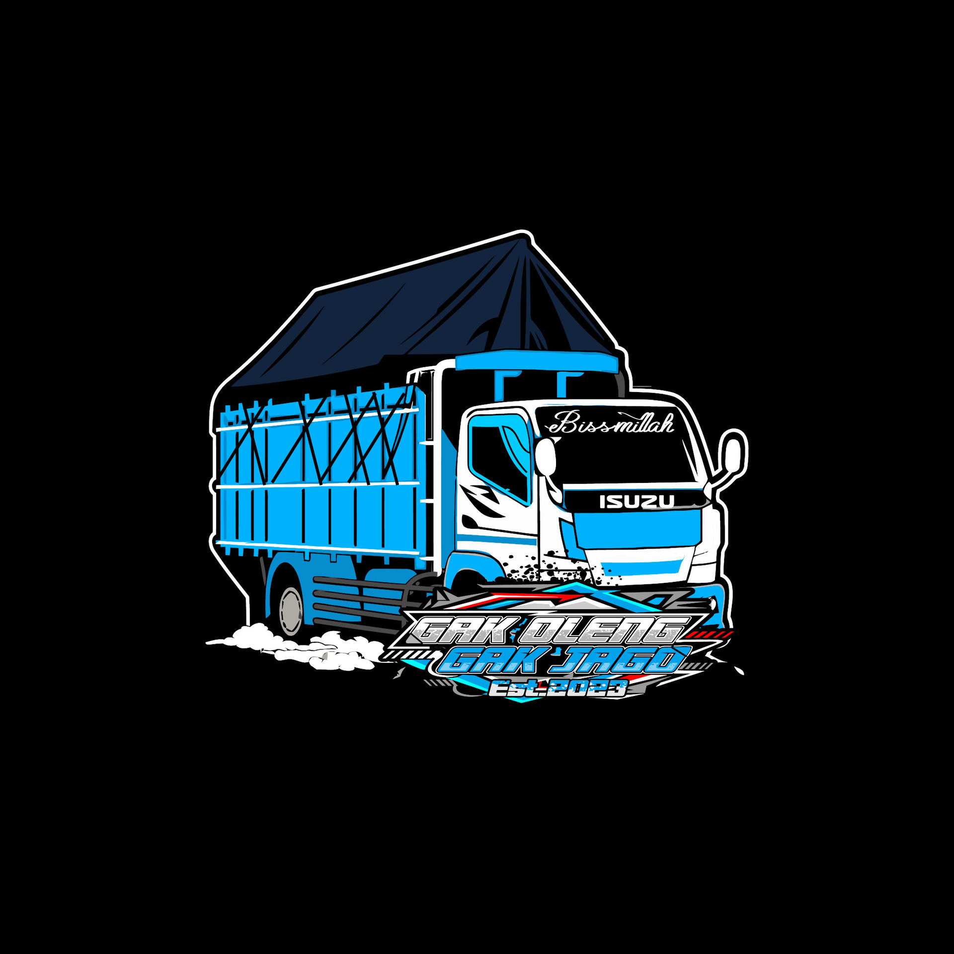 Indonesian Truck Vector 34370344 Vector Art at Vecteezy