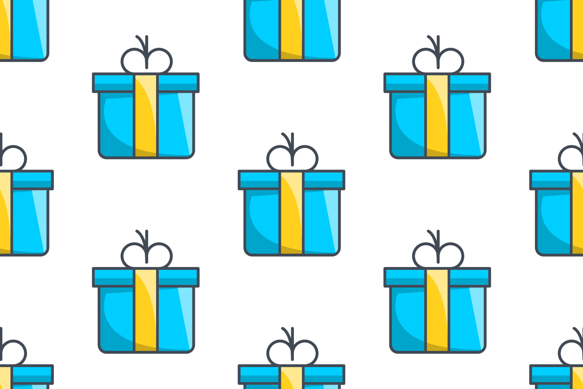 seamless pattern with gift boxes vector illustration 34370394 Vector ...