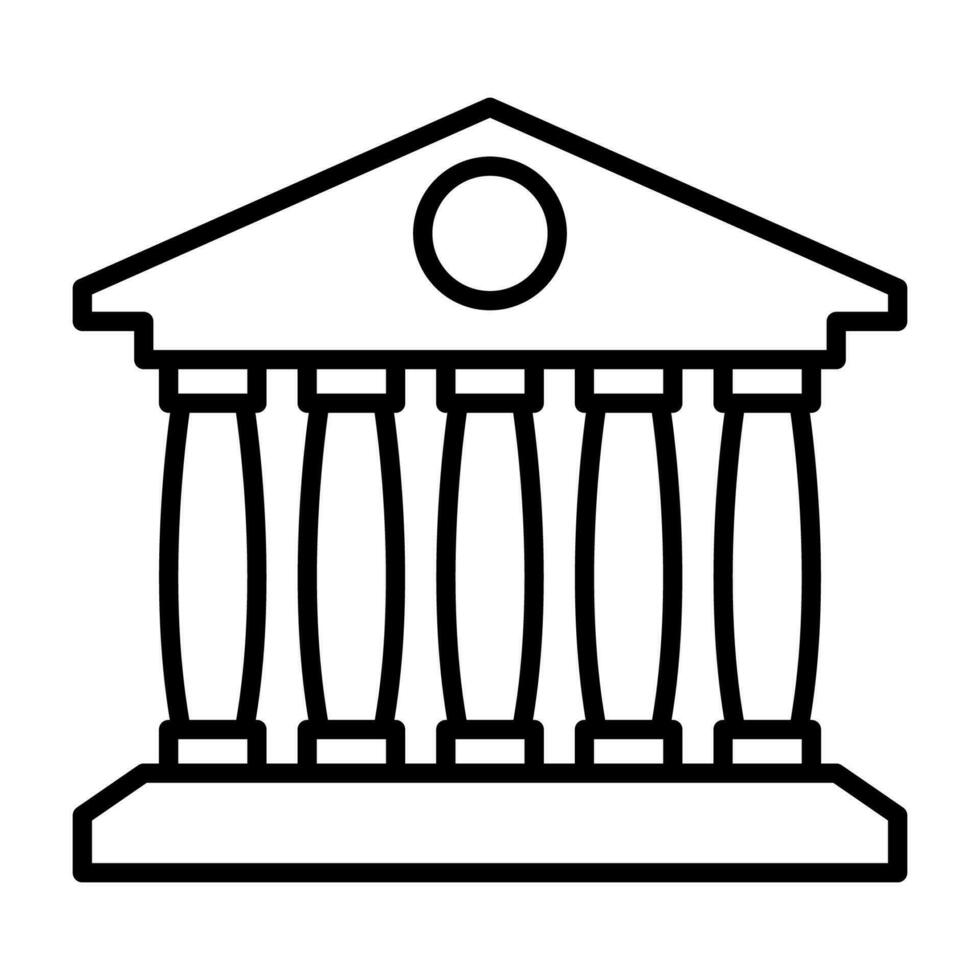 a building with columns and pillars 34370401 Vector Art at Vecteezy