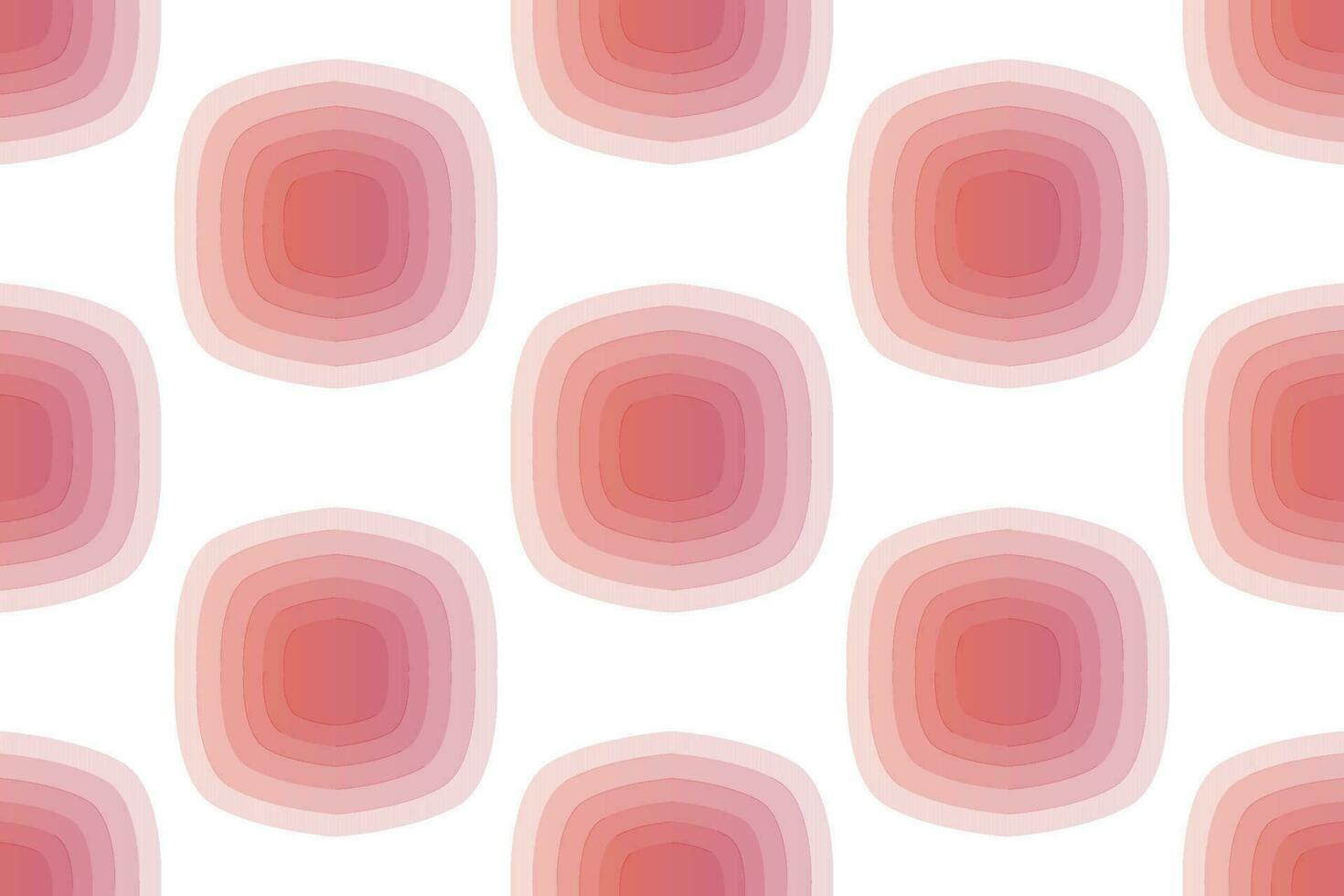 a pattern with pink and white circles vector