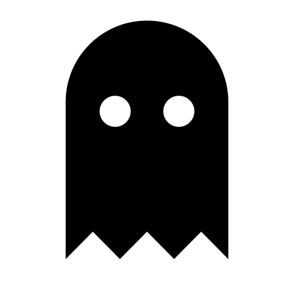 Ghost silhouette. Soul icon. Vector. vector