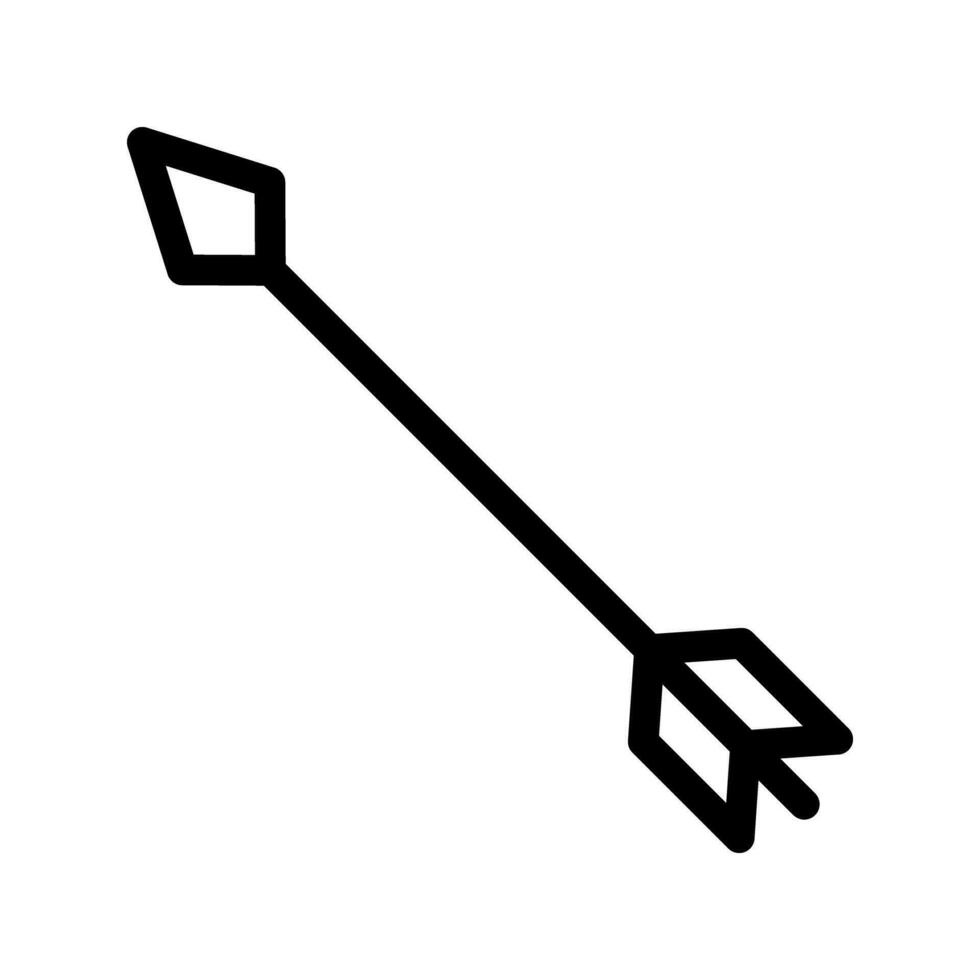 Simple archery arrow icon. Vector. vector