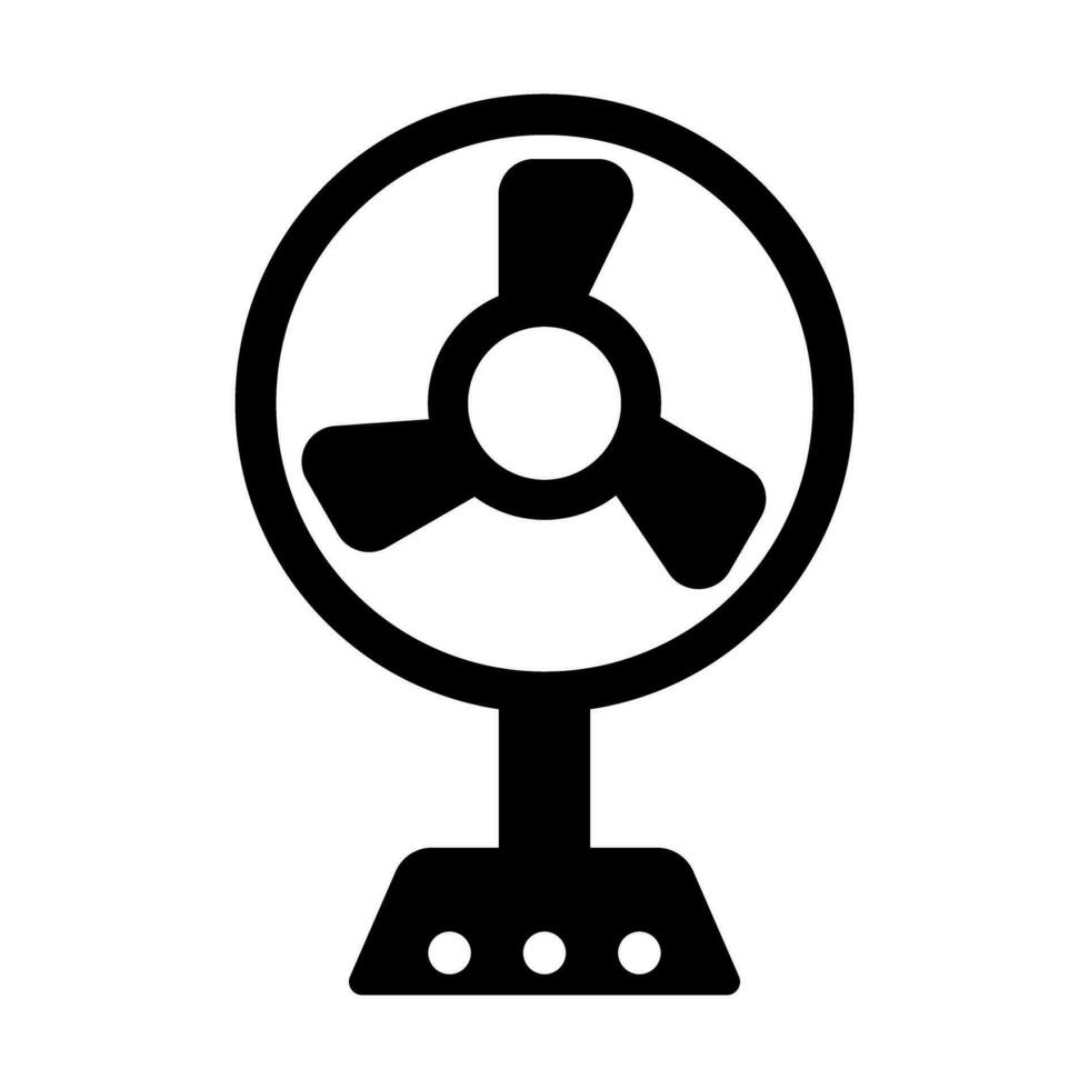 Electric fan icon. Fan icon. Vector. vector