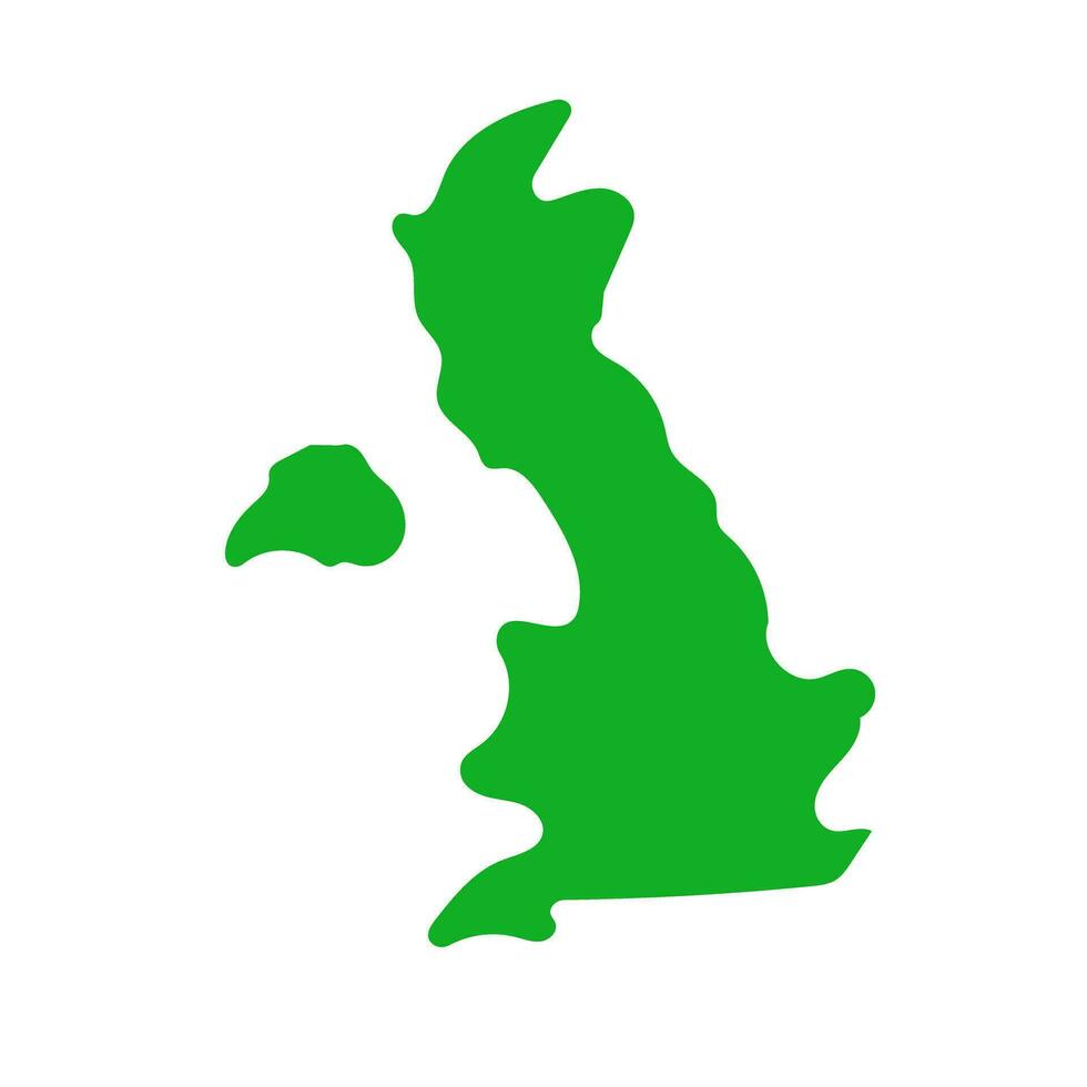 Simple United Kingdom map icon. Vector. vector