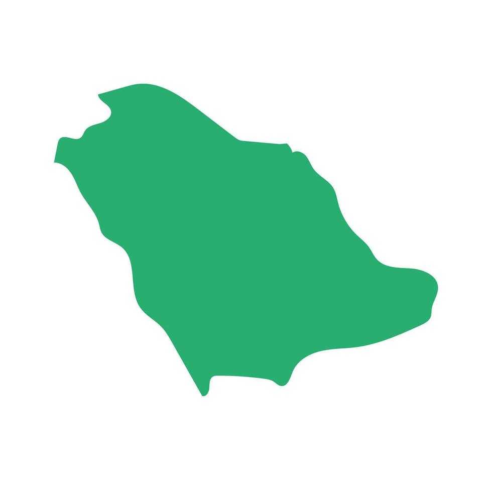Map of Saudi Arabia. Vector. vector