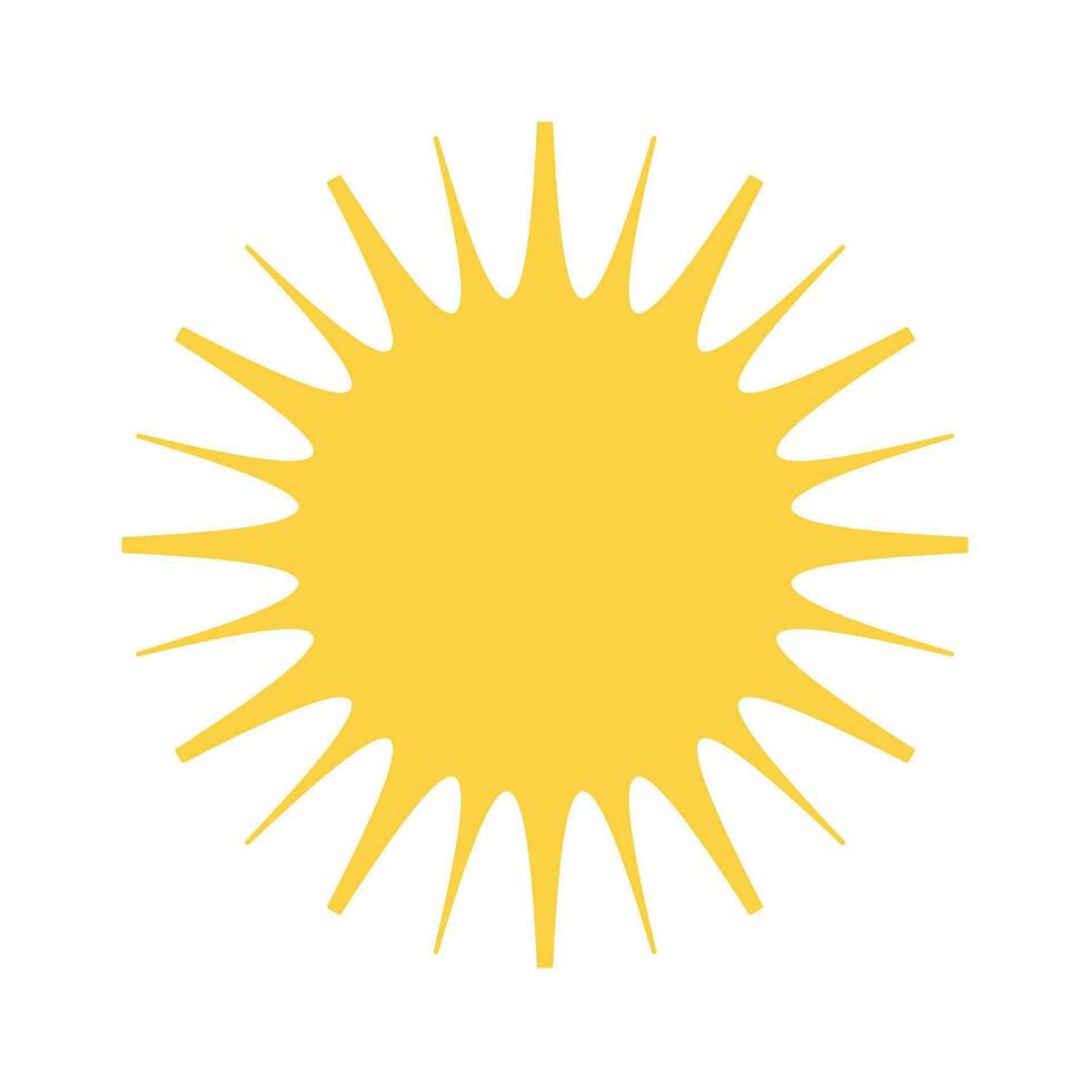 Yellow explosion effect. Pop icon. Vector. vector