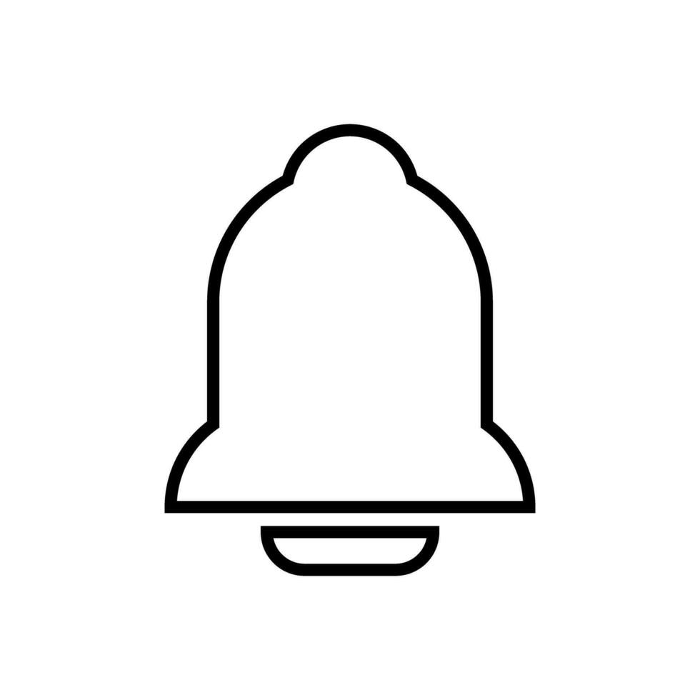Simple bell icon. Notification bell. Vector. vector