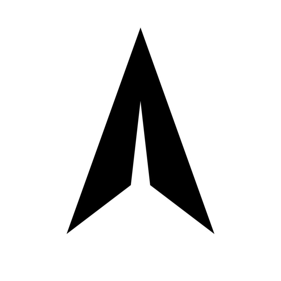 Paper airplane data send button silhouette icon. Vector. vector