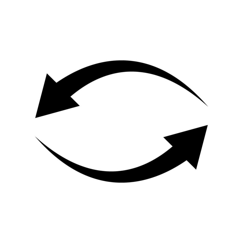 Rotate arrows. Refresh arrows. Vector. vector