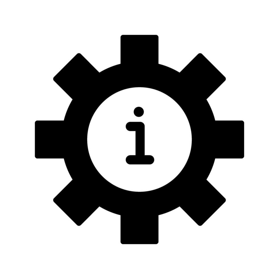 information settings icon vector