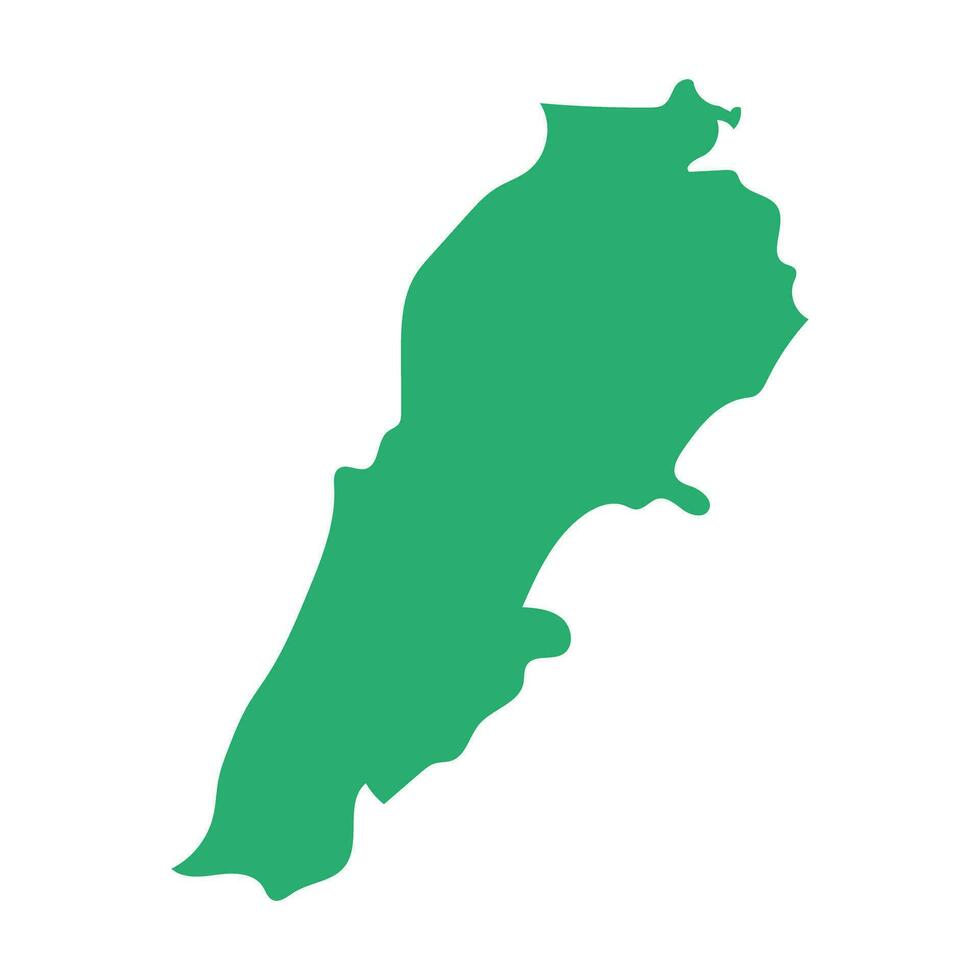 Lebanon Map. Map of Lebanon. Vector. vector