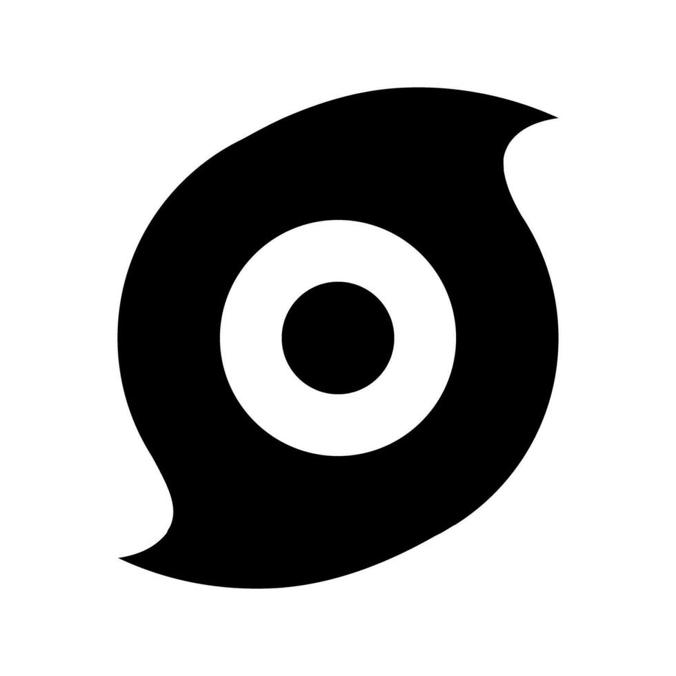 Simple typhoon icon. Hurricane icon. Vector. vector