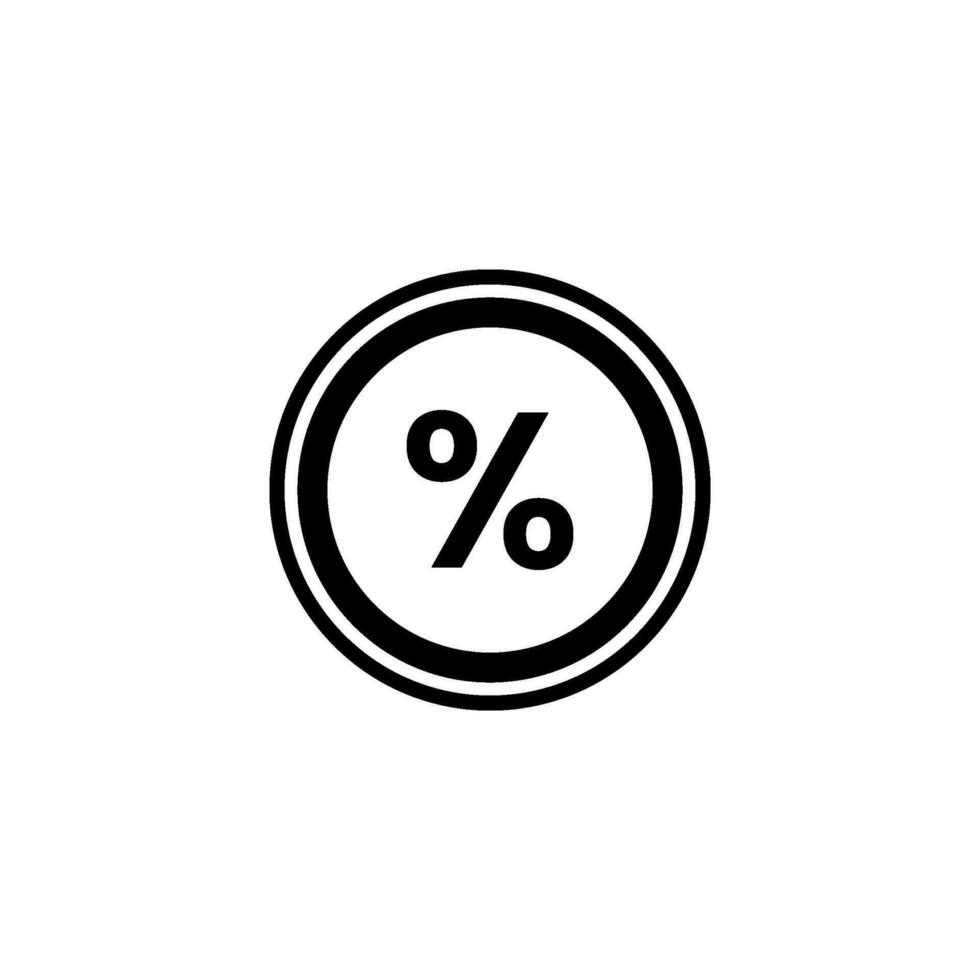 Circle Percentage Vector Icon. Editable and Suitable for your Designs