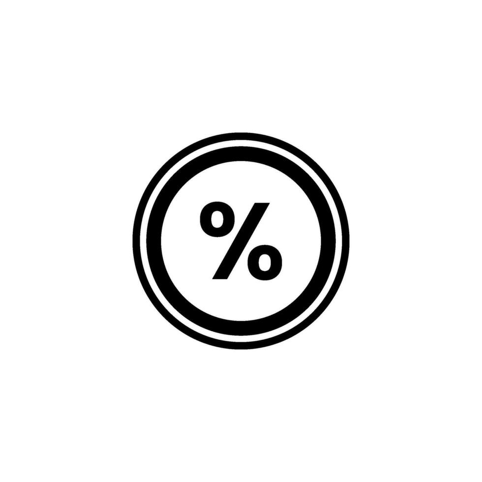 Circle Percentage Vector Icon. Editable and Suitable for your Designs