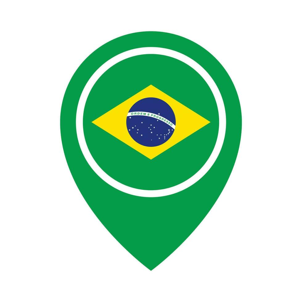 icono de la bandera de brasil 10839994 Vector en Vecteezy