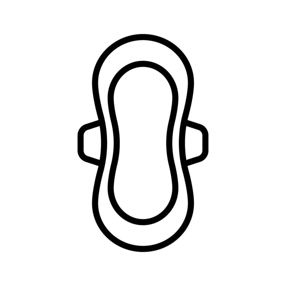 Menstrual pad icon. Sanitary napkin icon. Vector. vector