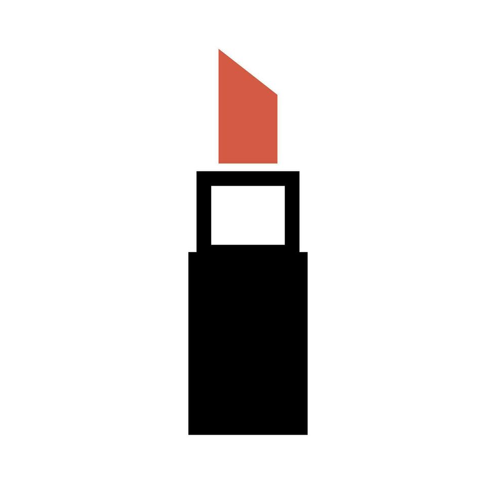 Simple lipstick icon. Cosmetics. Vector. vector