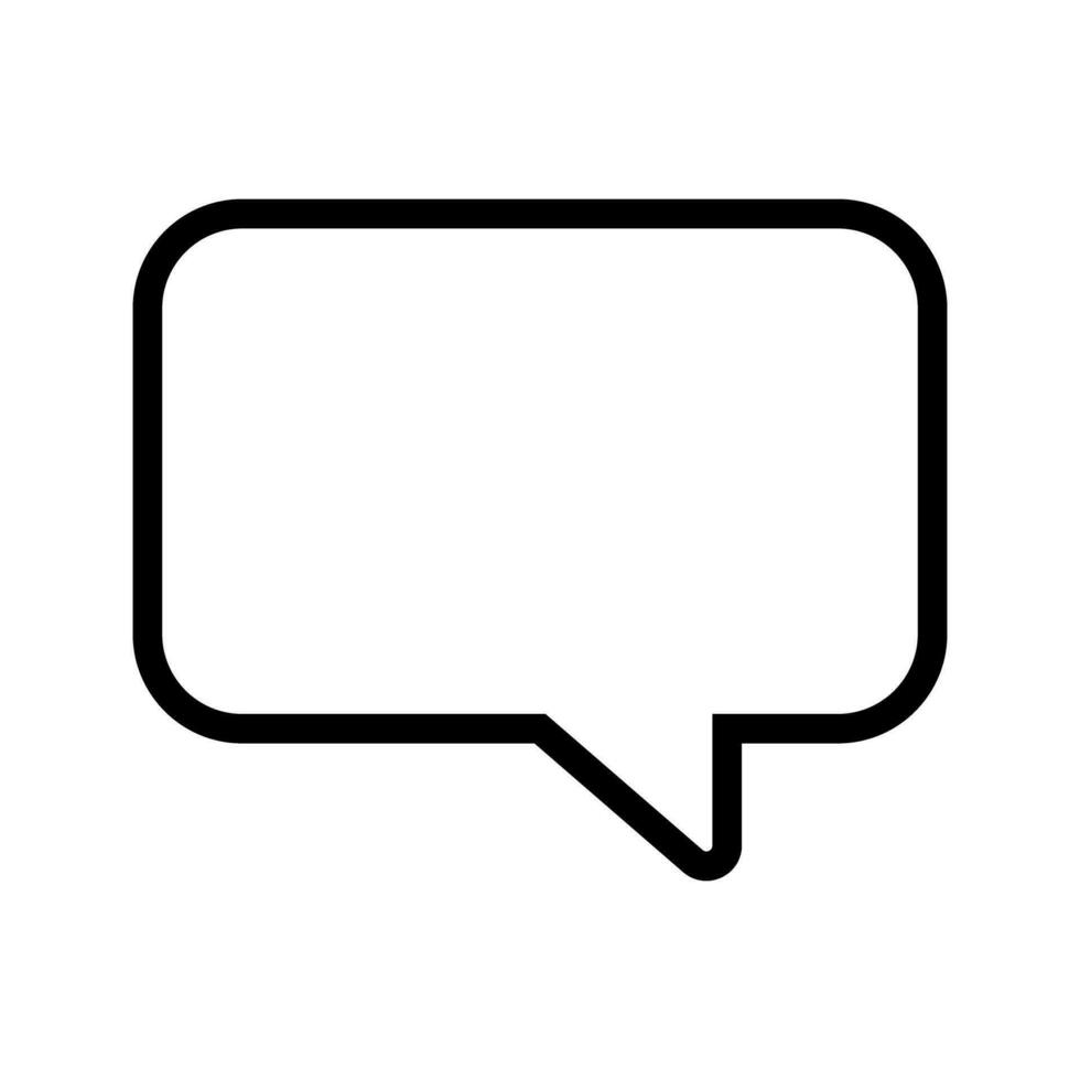 Simple speech balloon icon. Comment box. Vector. vector