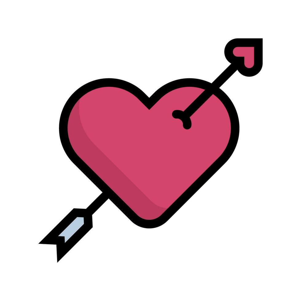 Flat design cupid icon. Vector. vector