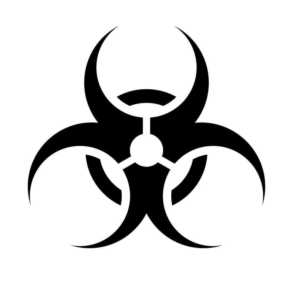 Biohazard icon. Biological Hazard Sign. Vector. vector