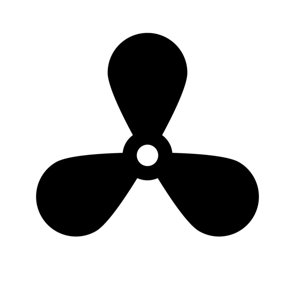 Propeller icon. Ventilation fan device icon. Vector. vector