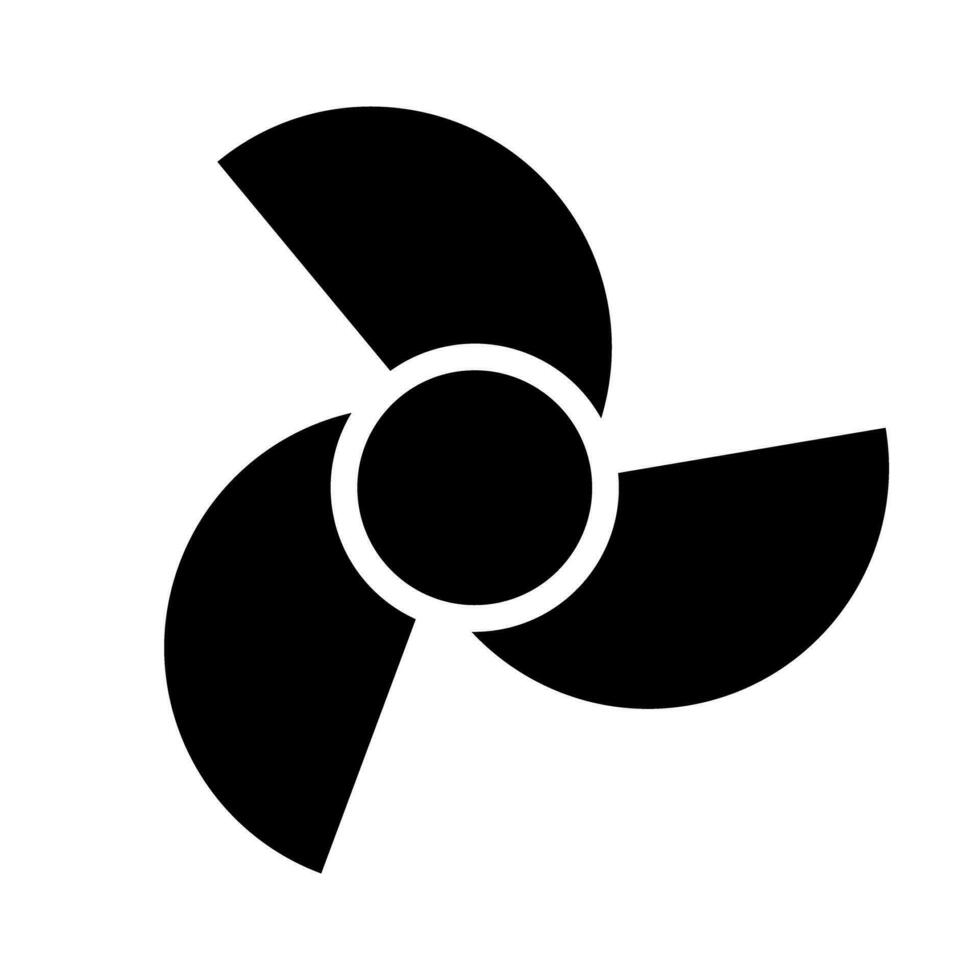 Propeller icon. Rotating device. Vector. vector