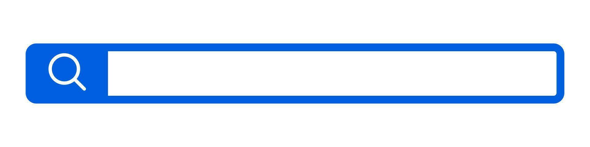 Blue Internet search bar. Search box. Vector. vector