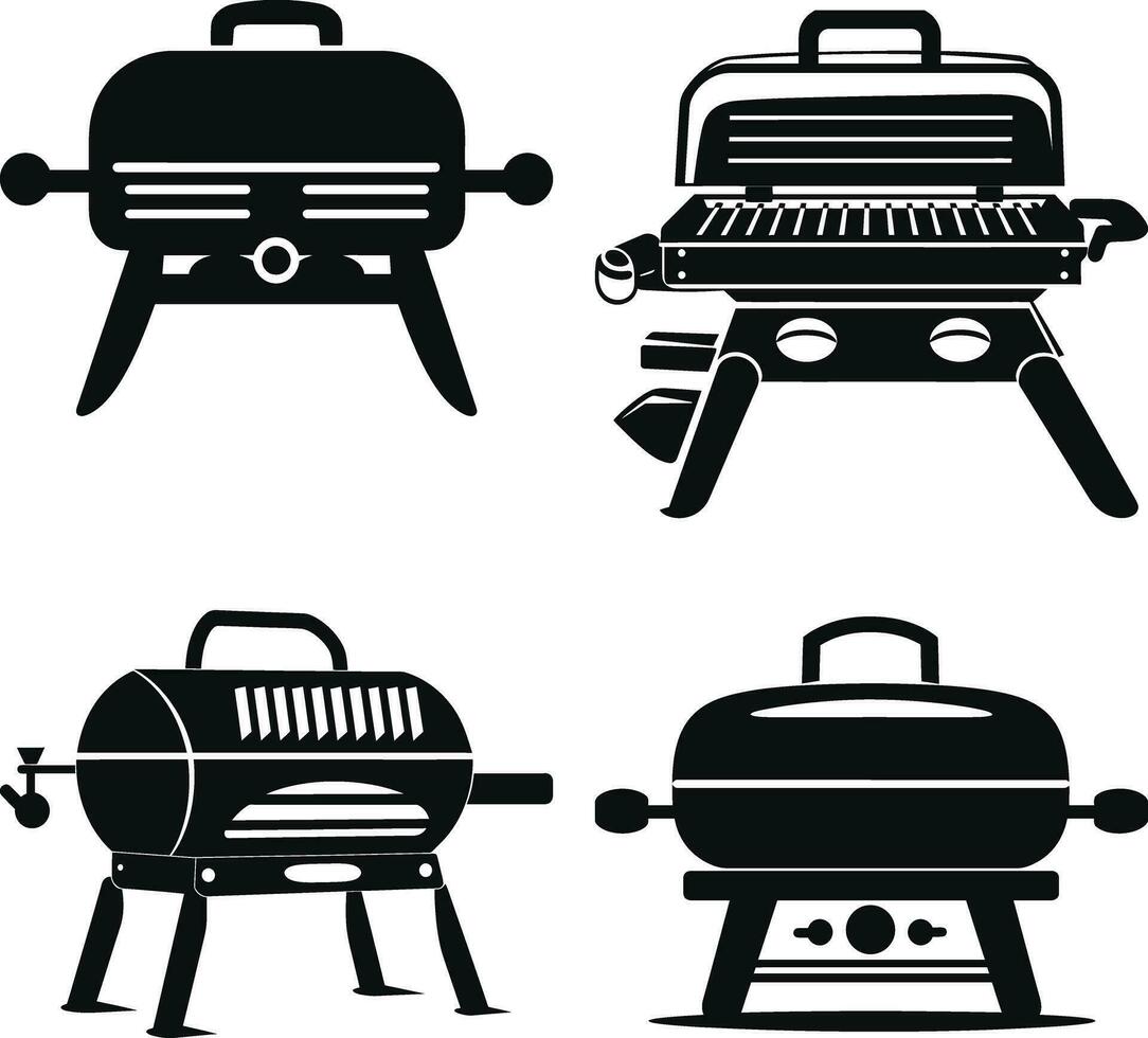 Barbecue Dreams  Vector Design of State-of-the-Art Grill