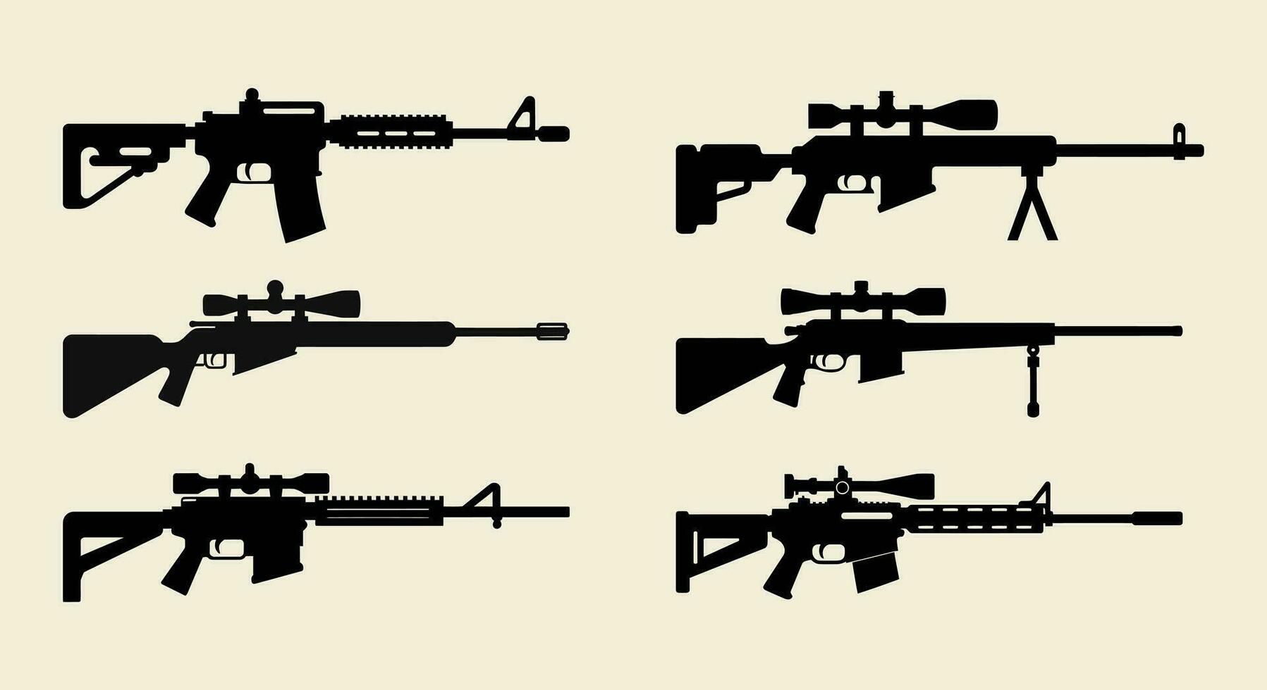 bronce de cañón gracia artístico rifle vector