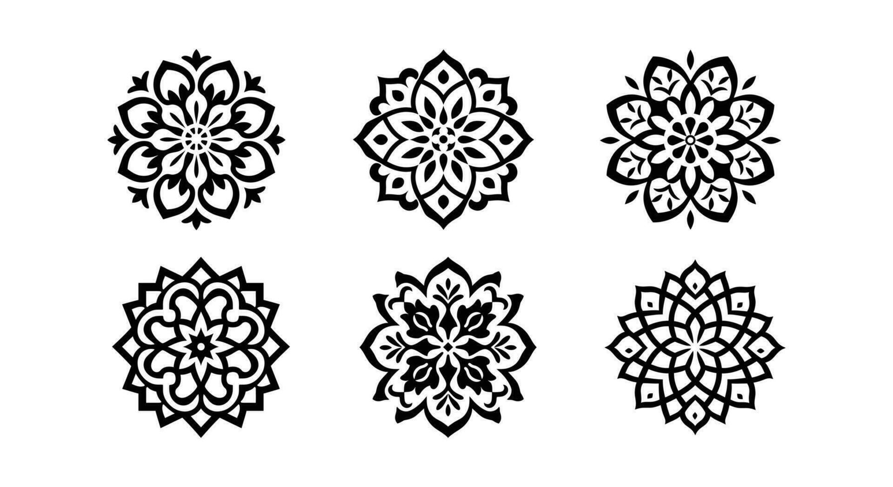 Intricate Islamic Harmony Abstract Pattern Art vector