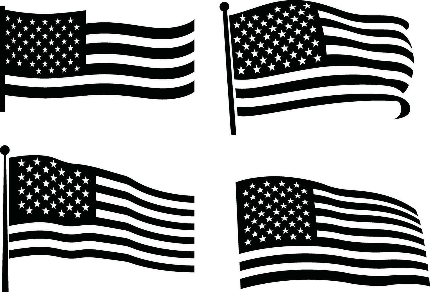 luminoso libertad Estados Unidos en silueta vector