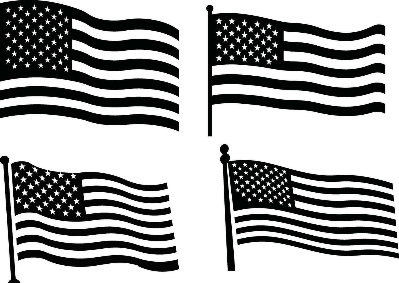 Stars and Stripes Elegance vector